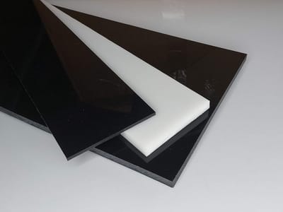 Kunststof Plaat - Acetaal POM C - Machineonderdelen Maken - Hoge Slijtvastheid - 500x245x5 mm - Zwart