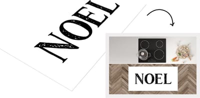 Keukenloper - Loper keuken - Noel - Kerst - Quotes - Spreuken - 120x60 cm - Keukenloper vinyl