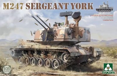 Takom Modelbouwpakket Militaire voertuigen - 2160 M247 Sergeant York Plastic - 1:35 - Modelbouw