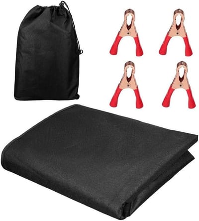 Achterdeur Luifel Cover - Van Afdekking - Voertuig Beschermen - Waterdicht Oxford Materiaal - 178x11148 cm - Zwart