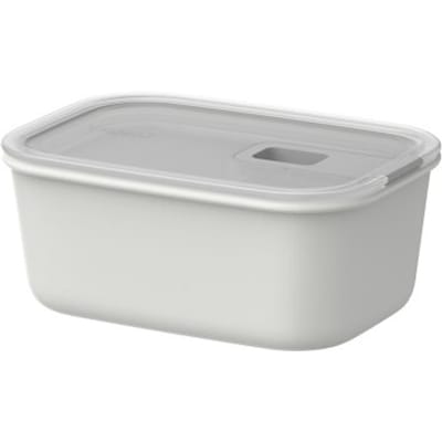 Mepal Vershouddoos EasyClip - 700 ml - Vershoudbakjes met schuifsluiting - Geschikt voor magnetron. stoomoven. koelkast en vriezer - Nordic white