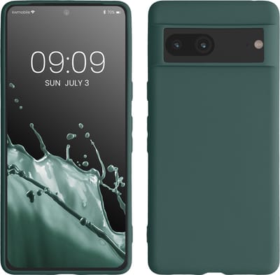kwmobile telefoonhoesje geschikt voor Google Pixel 7 - Hoesje voor smartphone - Back cover in blauwgroen