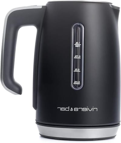 Waterkoker - Ketel Warmwaterapparaat - Snel Water Koken - Automatische Uitschakeling - 1 Liter - Zwart