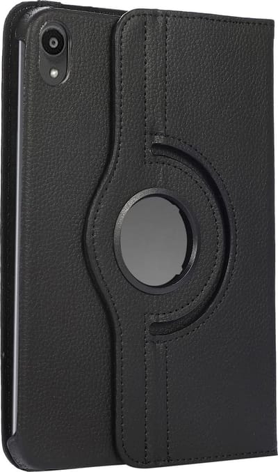 Draaibare Bookcase - Geschikt voor iPad Mini Hoes 6e Generatie - 8.3 inch (2021) - Zwart