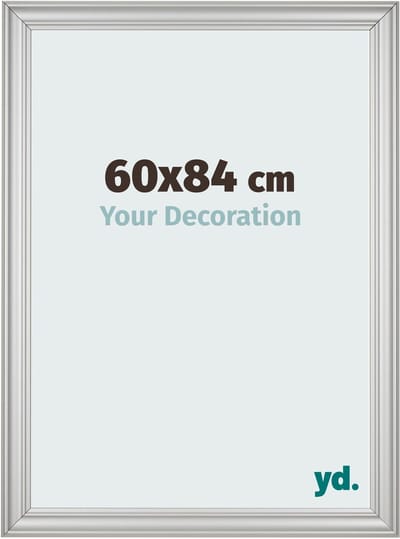 Your Decoration - Fotolijst 60x84 cm - MDF - Zilver Mat - Lazio