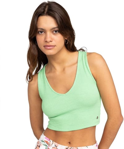 Roxy Please Come Bac Top Zonder Mouwen Groen L Vrouw