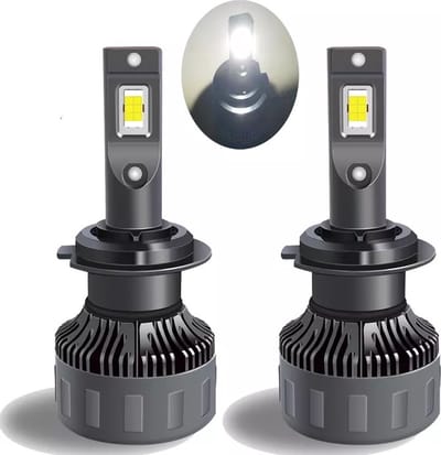 TLVX H7 High Power LED Canbus Autoverlichting - dimlicht - grootlicht - Erg Fel - Wit licht - 6000K - 12V - Goed Lichtbeeld - APK goedkeur - Storingsvrij - (2 stuks)