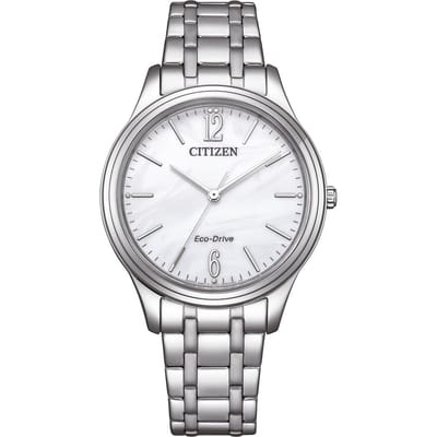 Citizen EM0411-71A Horloge - Staal - Zilverkleurig - Ø 34 mm