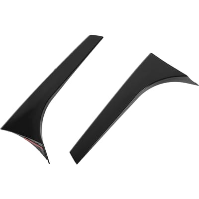 1 paire Gauche Droite Noir Brillant Becquet Latéral de Fenêtre Arrière de Remplacement pour Mercedes Benz Classe B W246 B180 B200 2012‑2018 black