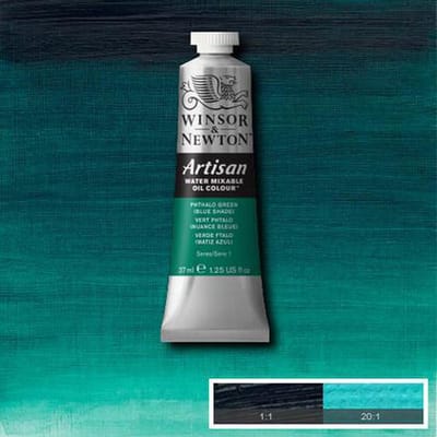 Waterverdunbare olieverf, 37ml, Phthalo Groen