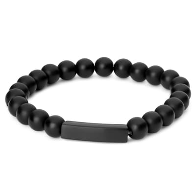 ID-kralenarmband van Zwarte Steen