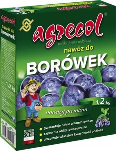 Agrecol - Meststof voor Bosbessen en Bessen - 1,2 kg - Granulair