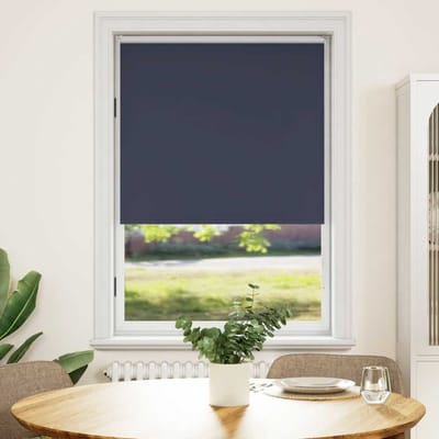 vidaXL - Rolgordijn - verduisterend - 84,4 - x - 175 - cm - stofbreedte - 80 - cm - marine