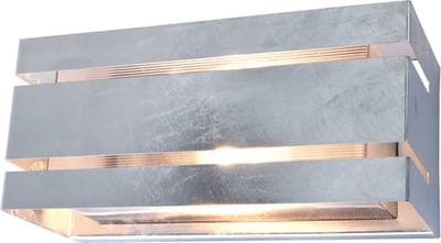 LUTEC Vidar Wandlamp voor buiten - E27 - Gegalvaniseerd Staal