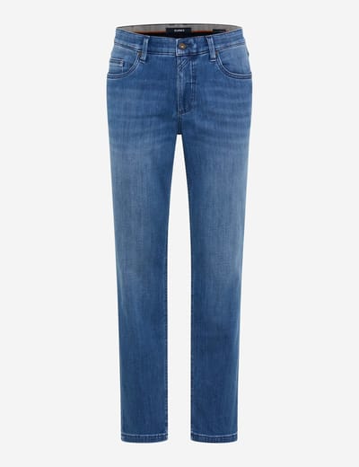 Eurex Heren Jeans  Style LUKE BLUE STONE, denim blauw regular, maat 33/32