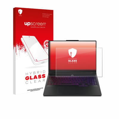 upscreen - Screenprotector voor Lenovo Legion Pro 7 Gen 10 16" - Folie Beschermfolie Beschermglas transparant