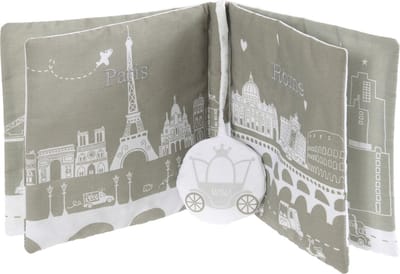 BAMBAM Stoffen boek 'the world is your playground' - Baby cadeau