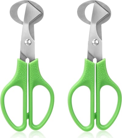 Kleine RVS Eierschaar voor Kwartel Eieren, Eierschalen Openen, Keuken Gereedschap, Set van 2 Stuks