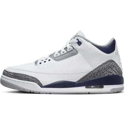 Jordan 3 Retro 'Midnight Navy' maat 45