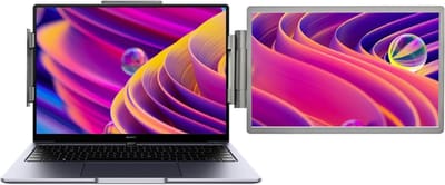 Draagbare monitor - Extra scherm - Productiviteit verhogen - Hoge resolutie - 14 inch - Zwart