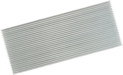 Aluminium Koellichaam - Warmteafvoer - Elektronica Koelen - Goede Thermische Geleiding - 100x41x8mm - Zilver