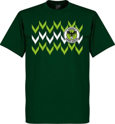 Nigeria 2018 Pattern T-Shirt - Donker Groen - XXL