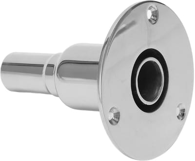 Dailygoods- Uitlaat Door de Romp - Hoogglans Gepolijst 316 Roestvrij Staal - Eenvoudig te Installeren - Buitendiameter 24mm - Duurzaam - Geschikt voor Slang/Pijp - Uitlaatpijp