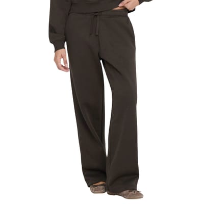 Only bruine dames broek   Straight fit   Steekzakken   Elastische boord   Duurzaam   Regular waist Bruin M