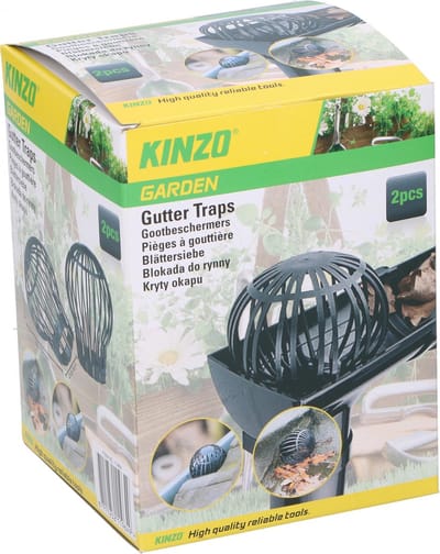 Kinzo Dakgoot Blad Beschermer - 2 Stuks