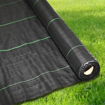 Ram® Heavy Duty onkruidbestrijding, 2 m x 5 m, onkruidbestrijding, stof, bodembedekker, membraan, UV-gestabiliseerd - ShopVlot