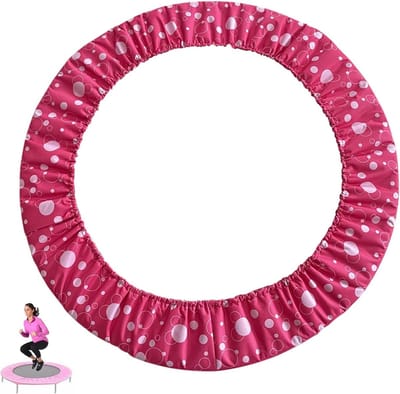 Trampoline Randafdekking - Veiligheidsmat Springhoes - Veilig Springen - Scheurvaste Oxford Stof - 101 cm - Roze