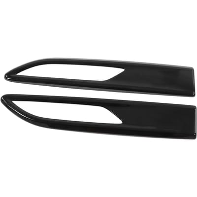 2 stuks Zwarte Zijlichtranden ABS Auto Buitendecoratie Accessoires Vervanging voor Jaguar FPACE XFL 2021 black