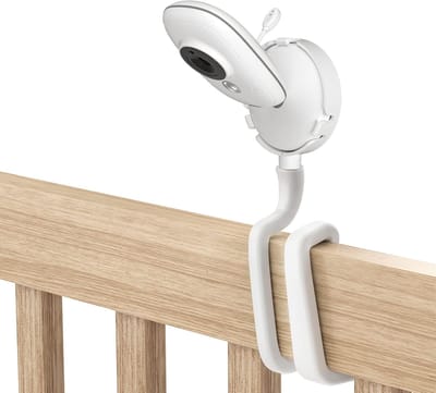 Babyfoon houder - Monitor standaard - Babykamer bewaking - Universele klem - 11 cm lengte - Wit