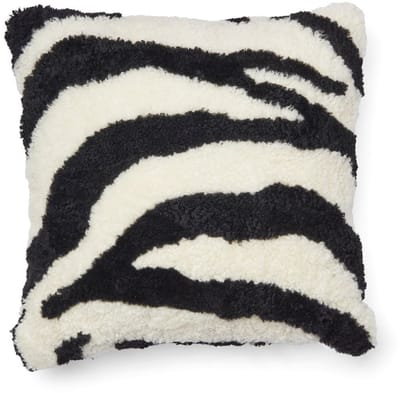 Sheepskin House - Zebra Kussen - Dubbelzijdig - 60x60 cm