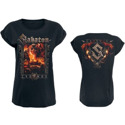 Sabaton T-shirt - Legends - S tot 5XL - voor Vrouwen - zwart