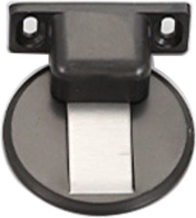 Jinate Magnetische Deurstopper - Zelfklevend - Met of Zonder Boren - 1 Set Donkergrijs - Geschikt voor alle vloeren - uitermate geschikt voor vloer met vloerverwarming