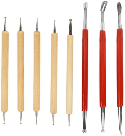 Dailygoods- Modellerenlepel - Leerbewerking Tool - Embossing Lepel - Carving Stylus - Knutselgereedschap - Hoge kwaliteit - Leerbewerkingstool