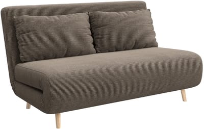 Slaapbank - Uitklapbaar - Slaapstoel - Logeerbed - Zetelbed - Slaapfauteuil - Vouwbed - 2 persoons - Zeer comfortabel - Donkerbruin
