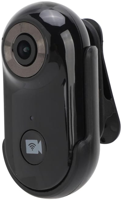 Dailygoody - Actiecamera 1080P - Sportcamera - Mini-bodycam - Zwart - Honden- en kattenactiecamera - Geschikt voor binnen en buiten - Compact model