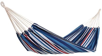 Hangmat 2 Persoons 300 kg Belastbaar 320x150 cm Ademend en Waterafstotend voor Camping en Tuin
