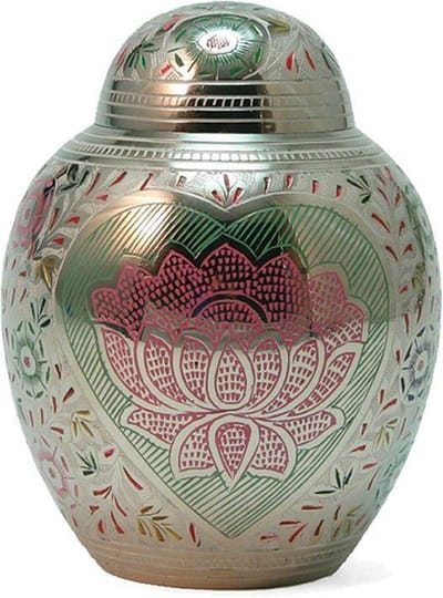 Lotus Heart - Urn - Large 1,15 L - Asbeeld Dieren Urn Voor Uw Geliefde Dier - Kat - Hond - Paard - Konijn