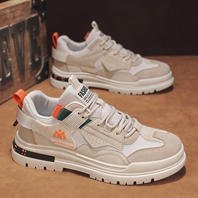 CYYTL Herenschoenen Outdoor Sneakers Casual Sport Mode Hardlopen Designer Luxe Platform Skateboard Tennis Leer Werk Loafers 44 brown