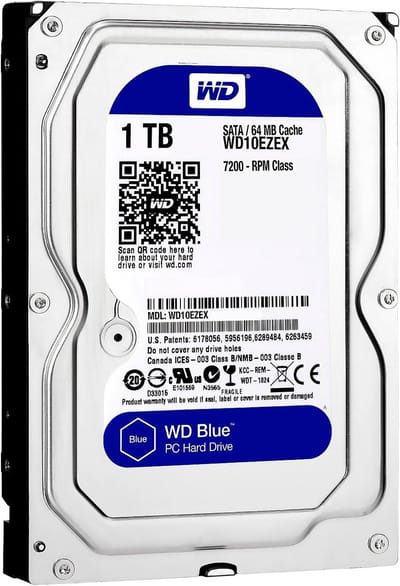 Interne Harde Schijf 1TB 3.5 inch SATA III 7200 RPM 64MB Cache