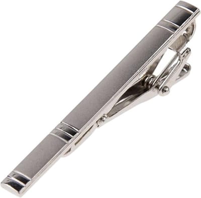 Fako Bijoux® - Dasspeld - Deluxe - Model Herman - 60mm - Zilverkleurig