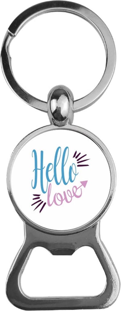 Bieropener Glas - Hello Love