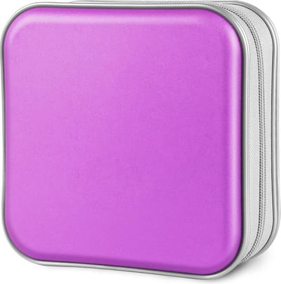 Compacte 48 Capaciteit CD/DVD Case - Draagbare Organizer voor Auto, Thuis en Kantoor