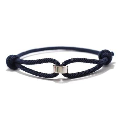 Soraro Touw Armband | Navy | Soraro Armbanden | Cadeau voor hem | verjaardag man