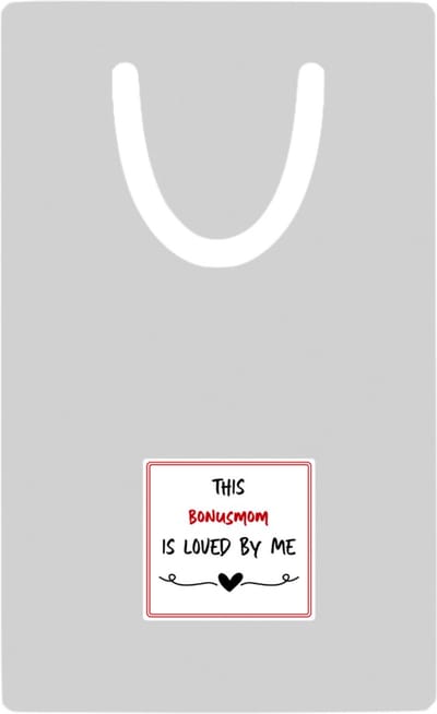 Hacebo® - this bonusmom is loved by me metalen boekenlegger - Mama - iemand die houdt van zijn bonusmoeder - Moeder cadeautjes - moederdag - verjaardag - geschenk - kado Bladwijzer boekenleggers - 7.6 cm x 5cm