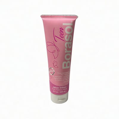 Borasol gel TEEN 240 ML - geurbeheersing - Dagelijkse intieme wasgel VOOR TIENERS EAN: 7460828584107
