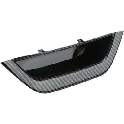Poignée de porte intérieure avant gauche Garniture de tirage Couvercle d'accoudoir de porte côté conducteur Remplacement pour F25 F26 X3 X4 2011‑2017 LHDCarbone black